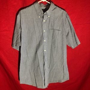 Dockers Mens Short Sleeve Button Down Shirt Size L